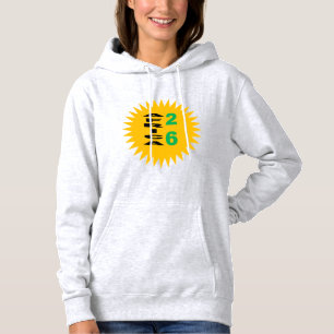 Moletom com capuz feminino cinza SUN  AFRICA  26