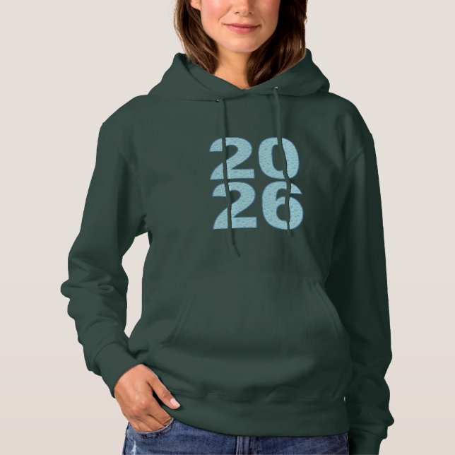 Moletom com capuz feminino floresta profunda BOM A (Frente)