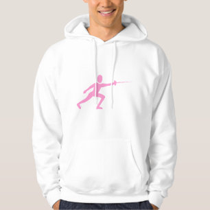 Moletom Com Capuz Figura de cerca - Rosa
