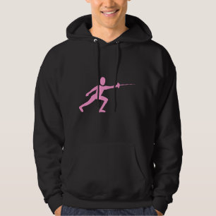 Moletom Com Capuz Figura de delimitação - rosa