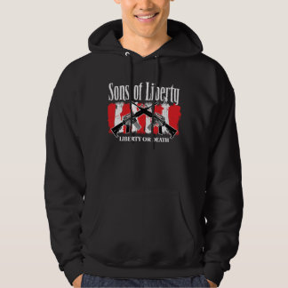 Moletom Com Capuz Filhos do hoodie frente e verso da LIBERDADE OU da