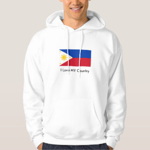 Moletom Com Capuz Filipinas Bandeiras do MUSEU Zazzle I Love MY