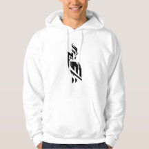 Moletom com Capuz Fire Owl Branco para Homens
