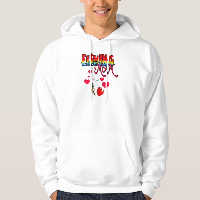 Moletom Com Capuz Fish Mãe Roupa (Frente)