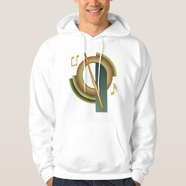 Moletom Com Capuz Flauta Deco (Frente)