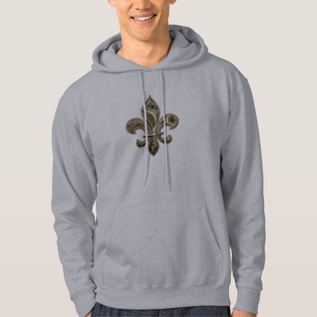 Moletom Com Capuz Fleur de Lis Unisex Roupa (Frente)