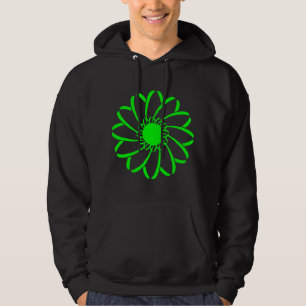 Moletom Com Capuz Flor Geométrico