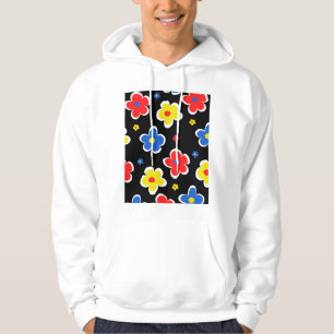 Moletom Com Capuz Floral júnior