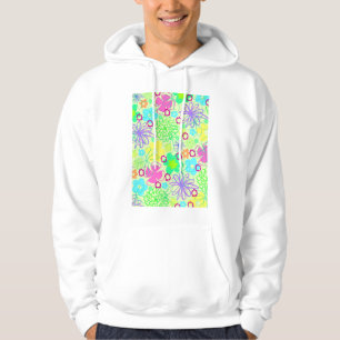 Moletom Com Capuz Flores gráficas