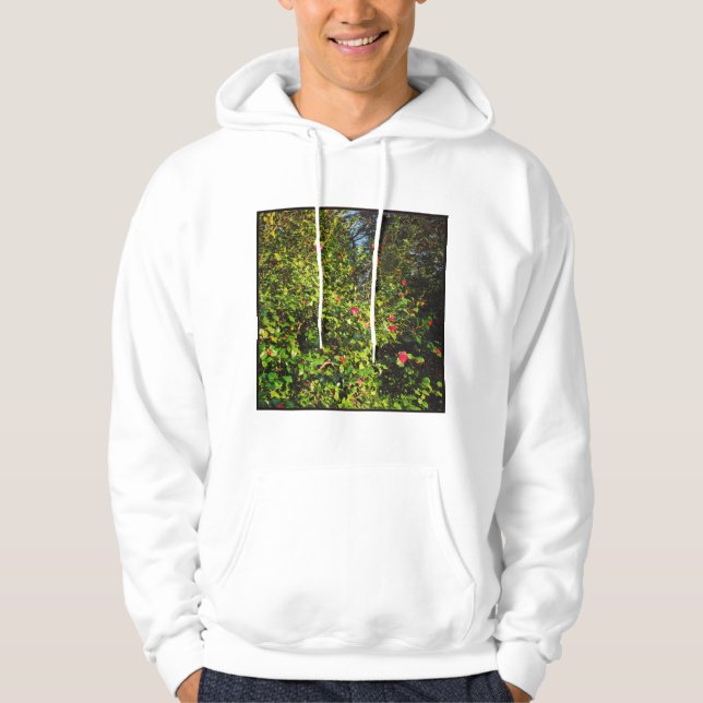 Moletom Com Capuz Foto Quadrada - Magnolia Bush 02 (Frente)