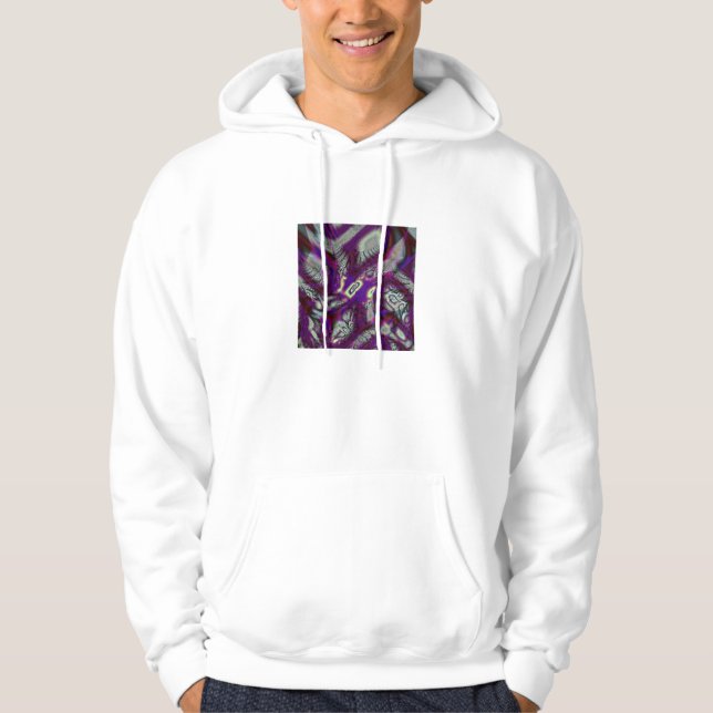 Moletom Com Capuz Fractal 37, Sweatshirt Hooded (Frente)