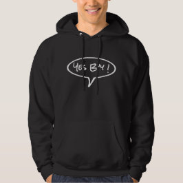 Moletom Com Capuz Frases - sim B'y