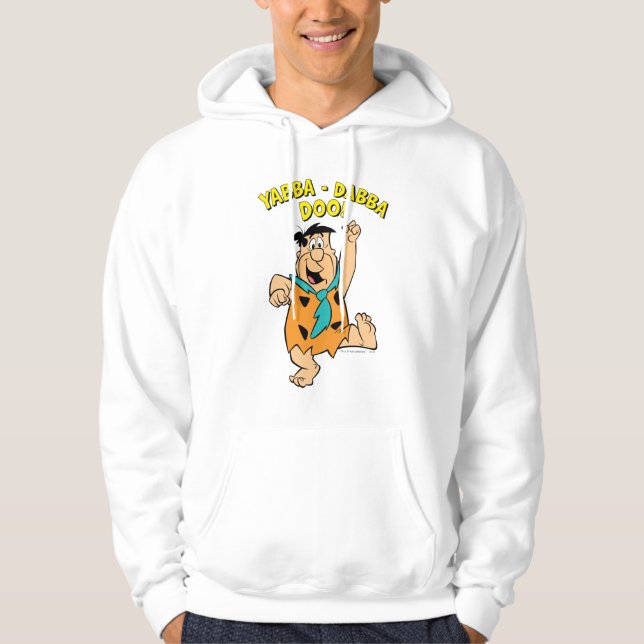 Moletom Com Capuz Fred Flintstone Yabba-Dabba Doo! (Frente)