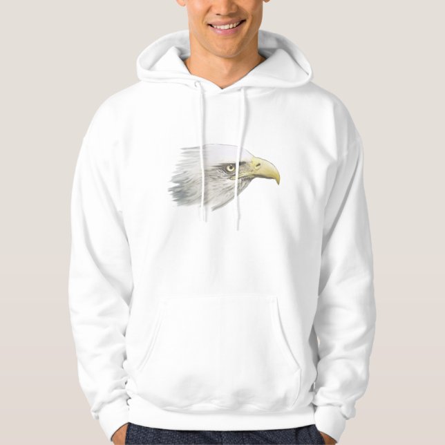 Moletom Com Capuz FREEDOM Bald Eagle Fashion Hoodie (Frente)