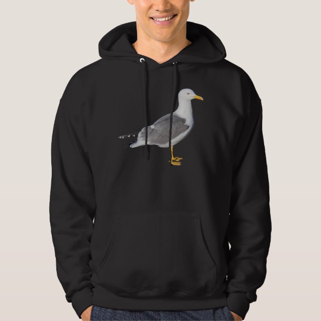 Moletom Com Capuz Gaivota de pernas amarelas (Frente)