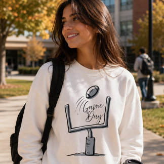 Moletom com Capuz Game Day Goal Post Crewneck