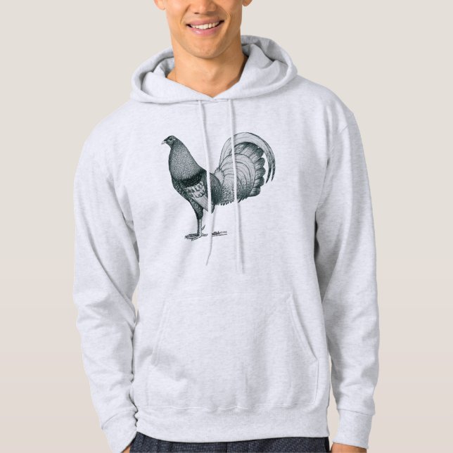 Moletom Com Capuz Gamecock Crele ou Dom (Frente)