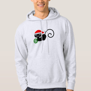 Moletom Com Capuz gato de papais noeis do xmas