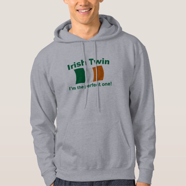 Moletom Com Capuz Gêmeo irlandês perfeito (Frente)