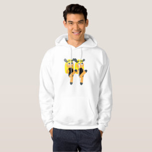Moletom Com Capuz gêmeos emoji mens capuz