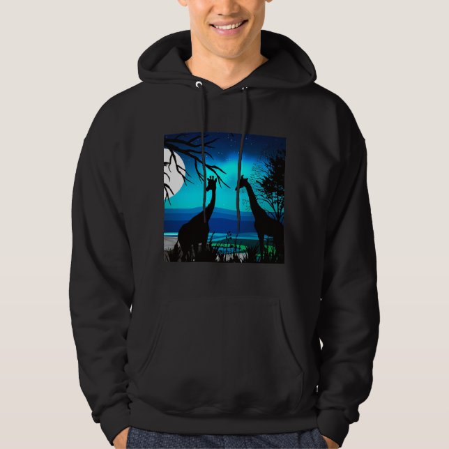 Moletom Com Capuz Giraffes (Frente)