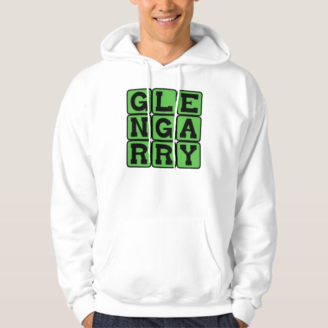 Moletom Com Capuz Glengarry, Chapéu em Forma de Barco (Frente)
