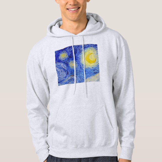 Moletom Com Capuz Gogh , “Starry Night” (Frente)