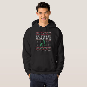 Moletom Com Capuz Golf Ugly Christmas Sweater I'd Preferencialmente