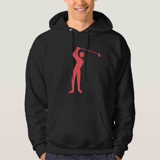 Moletom Com Capuz Golfe - Rosa Tropical (Frente)