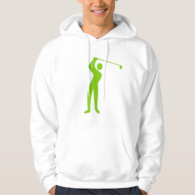 Moletom Com Capuz Golfe - Verde marciano (Frente)