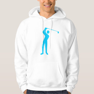 Moletom Com Capuz Golfing - azul-céu
