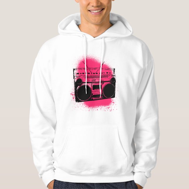 Moletom Com Capuz Graffiti Stereo (Frente)