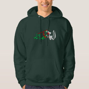 Moletom Com Capuz Grampo do futebol de Argélia Algérien