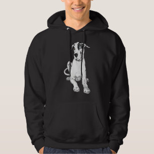 Moletom Com Capuz Great dane que amua o Harlequin
