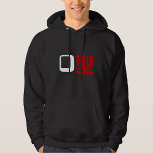 Moletom Com Capuz Grupo Sanguíneo O Japonês Kanji
