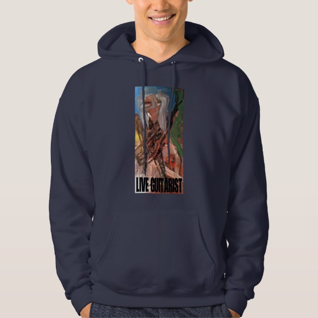 MOLETOM COM CAPUZ GUITARISTA AO VIVO (Frente)
