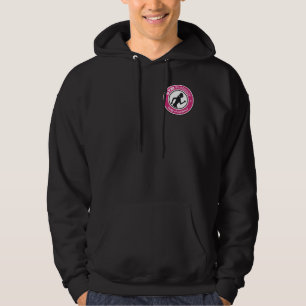 Moletom Com Capuz Gym flácido Hoody das senhoras (preto)