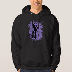 Moletom Com Capuz H. p. Lovecraft custo (violet)