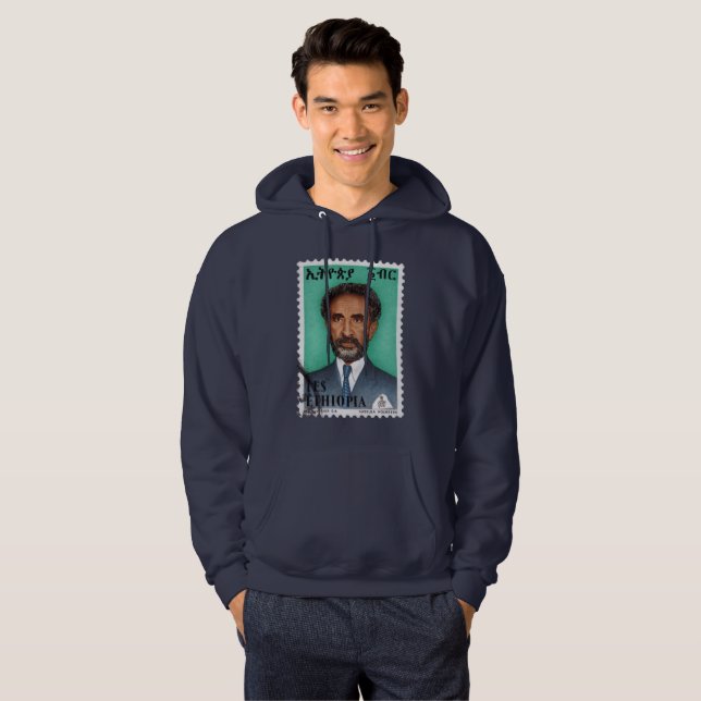 Moletom Com Capuz Haile Selassie - império of Ethiopia Hoodie - (Frente Completa)