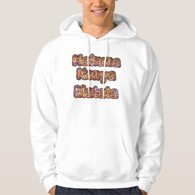Moletom Com Capuz Hakuna Kenya Matata Hoody (Frente)