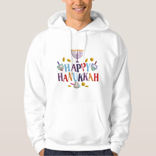 Moletom Com Capuz Happy Hanukkah