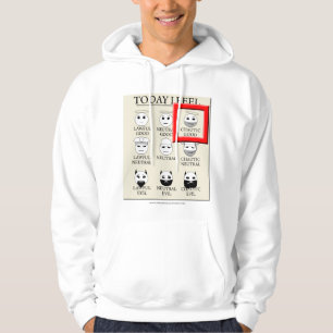 Moletom Com Capuz Hoje eu sinto bom caótico