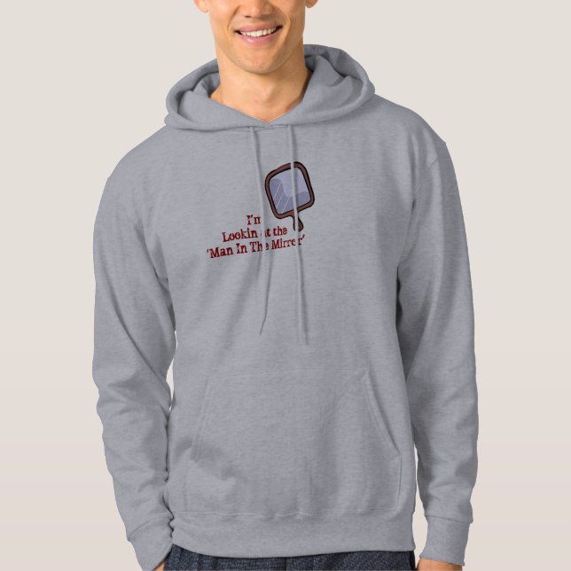 Moletom Com Capuz "Homem no espelho", Hoodie (Frente)