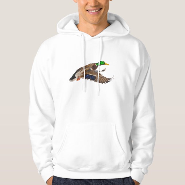 Moletom Com Capuz Homem Voador Mallard Duck Wildlife Hoodie (Frente)