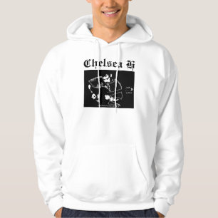 Moletom Com Capuz Homens/senhoras brancos Hoody (parte dianteira do