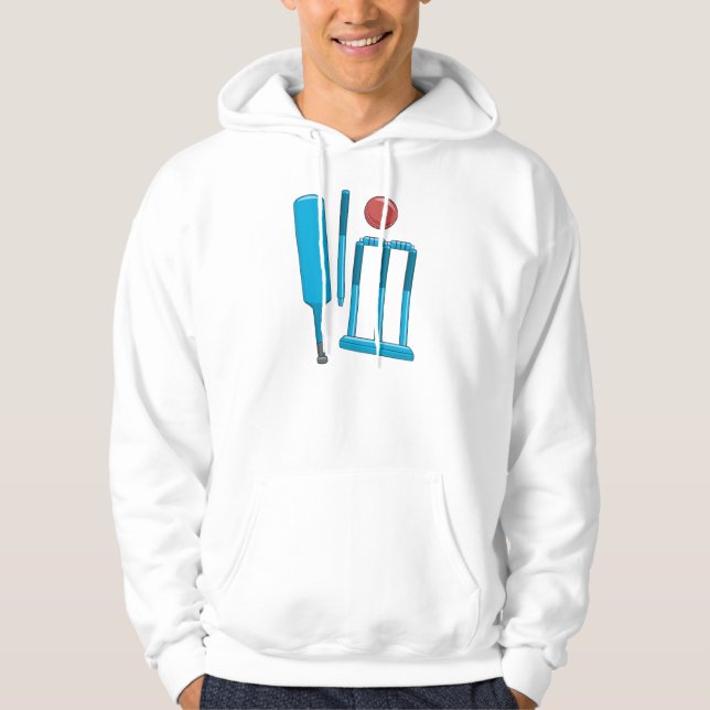 Moletom Com Capuz Hoodie ajustado dos homens do grilo (Frente)