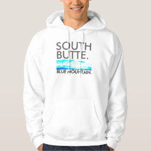 Moletom Com Capuz Hoodie azul da montanha do montículo sul