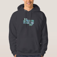 Hoodie azul minúsculo dos elefantes