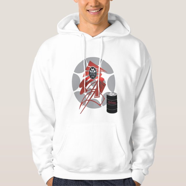 Moletom Com Capuz Hoodie baixo da bandeja (Frente)