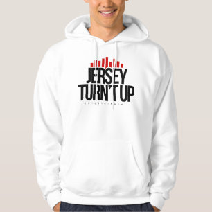 Moletom Com Capuz Hoodie branco com design ascendente de Turn't do